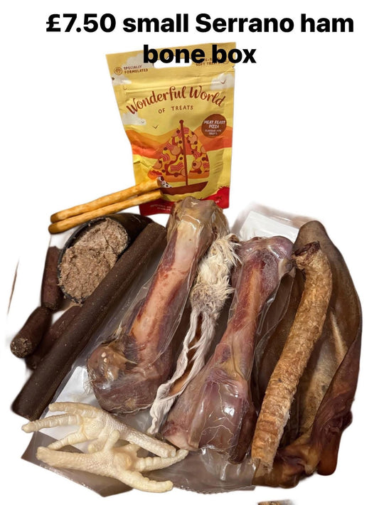 Small Serrano ham box