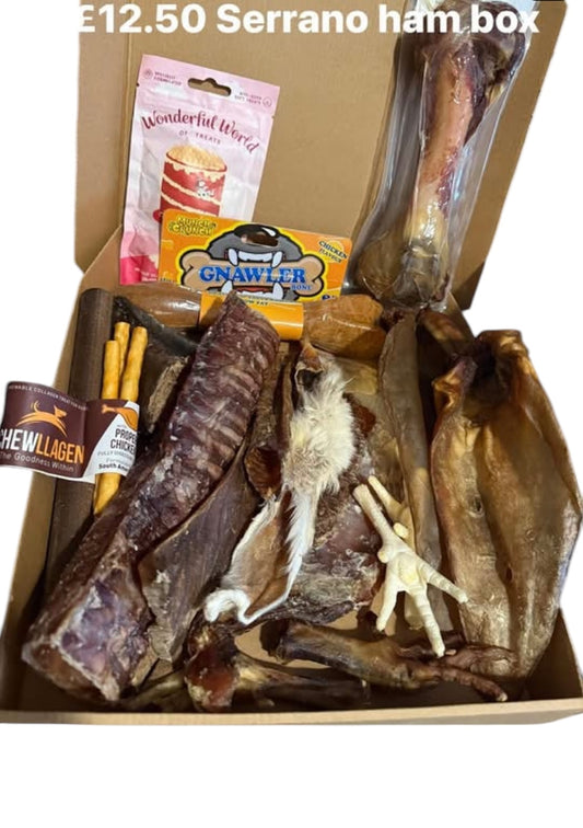 Large Serrano ham box